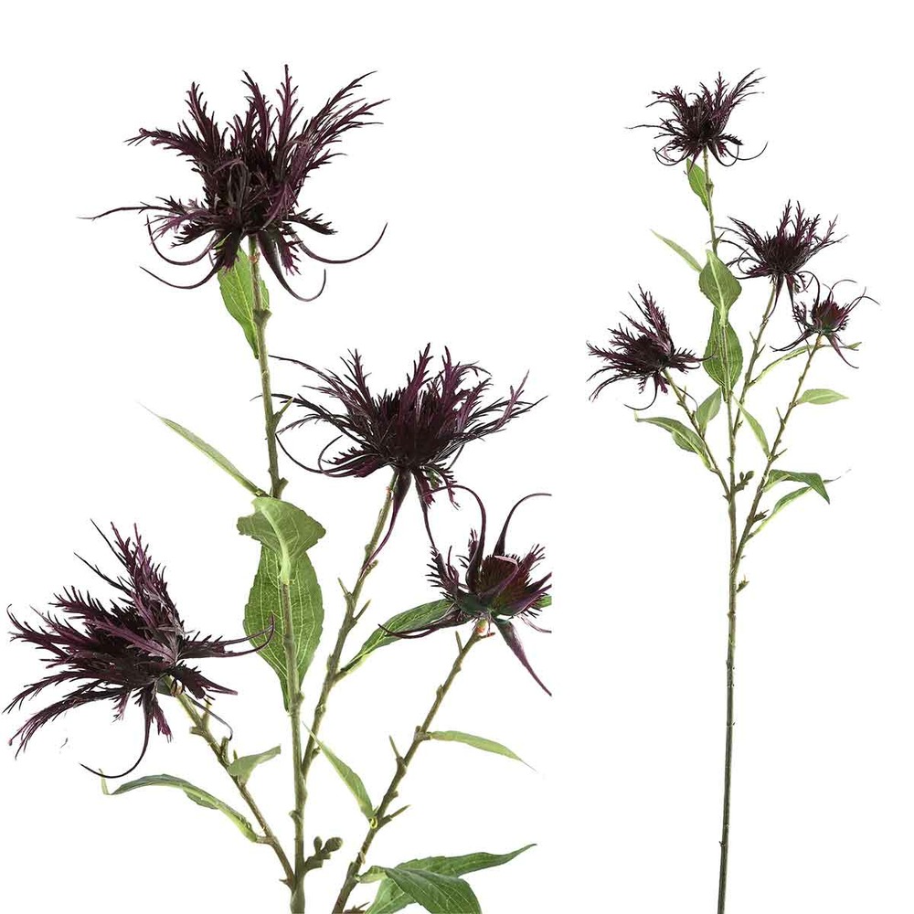 Ptmd twig plante frambozendstel kunstkak - 37 x 22 x 83 cm - violet
