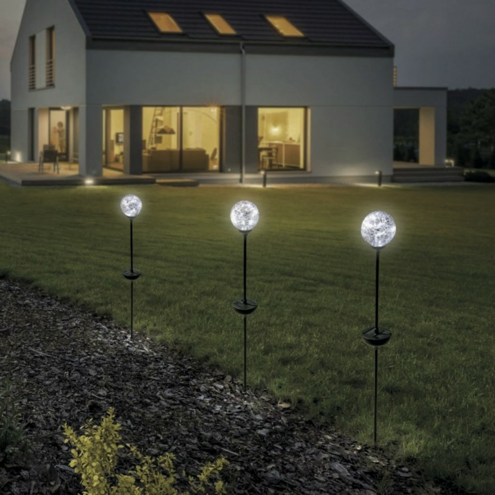 GLOBE SOLAIRE EN VERRE EFFET C-(843956)