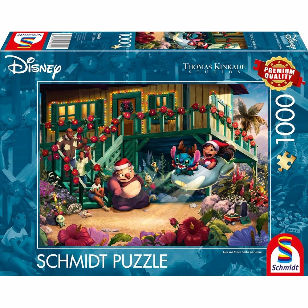 Puzzle lilo et stitch aloha christmas 1000 pcs
