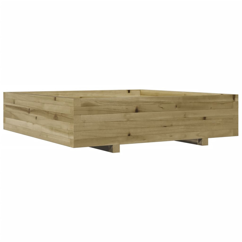 Jardinière d'extérieur 100x100x26,5 cm bois de pin imprégné
