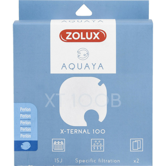 Filtre pour pompe x-ternal 100, filtre xt 100 b perlon x 2. Pour aquarium.