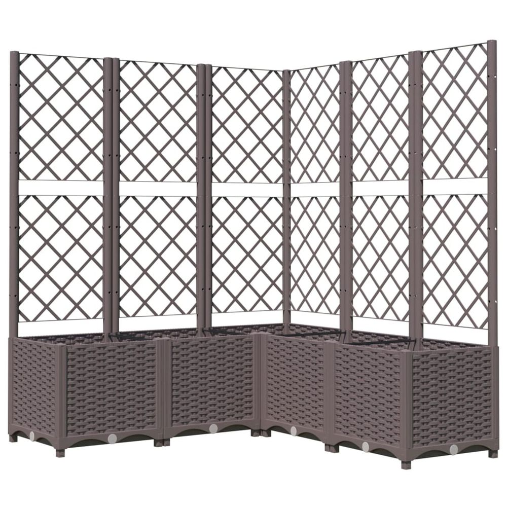 Jardin marron 120 x 120 x 136 cm