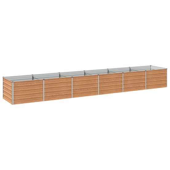 Jardin surélevé chêne brun 480 x 80 x 55 cm