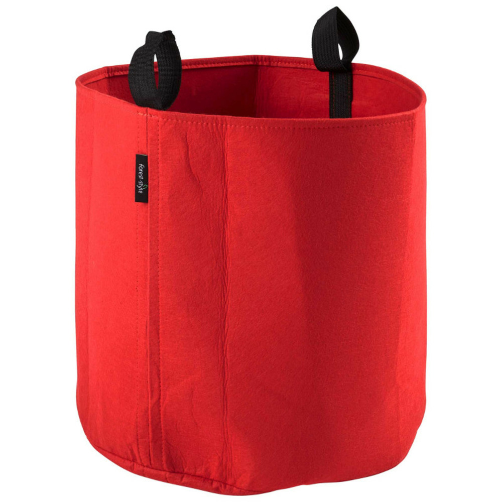 Sac plantation feutre géotextile 40 cm 50,3 l rouge cerland