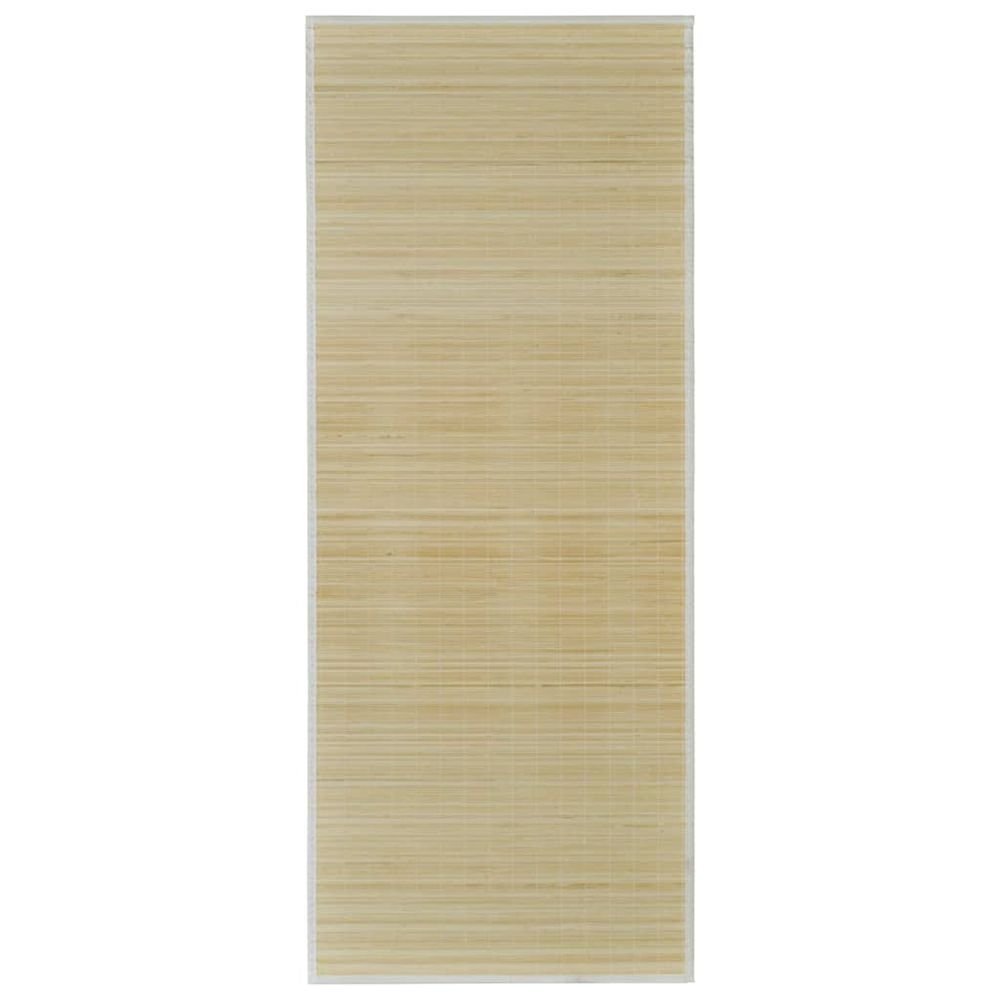 Tapis en bambou naturel à latte 150x200cm