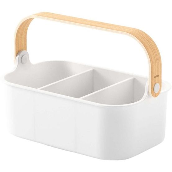 Bac de rangement avec poignée empilable bellwood 28 x 17 x 12 cm
