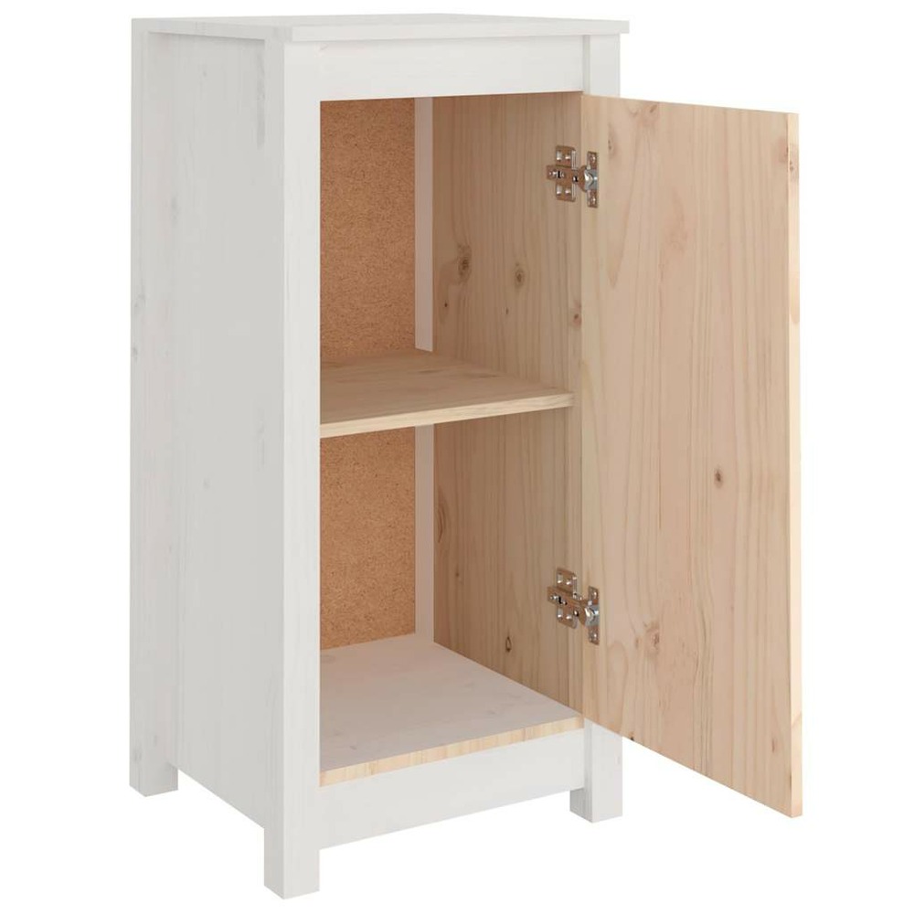 Buffet bahut commode armoire meuble de rangement organisateur cuisine salle de séjour salon 39 x 35 x 80 cm bois massif de pi