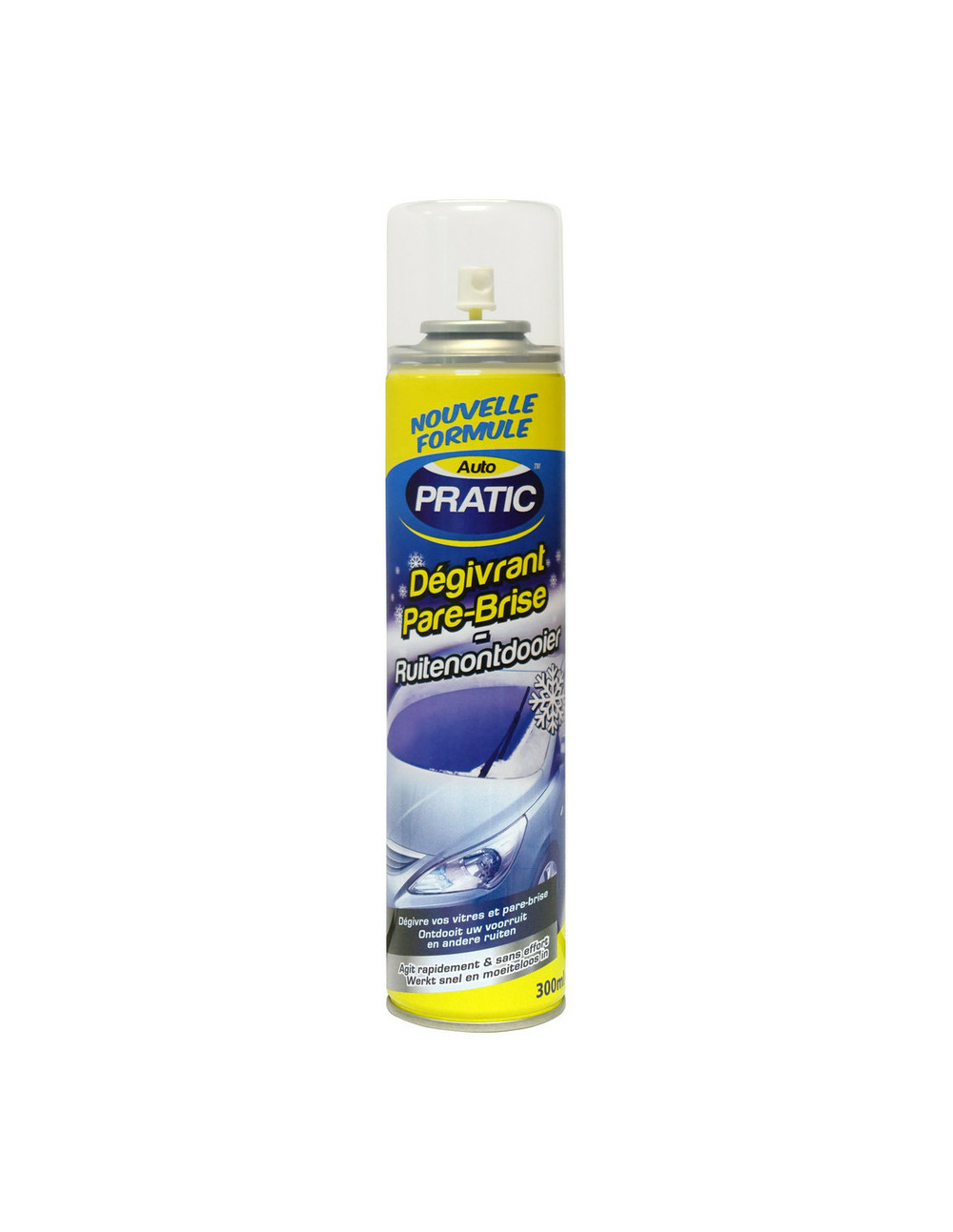 Degivre automobile pare brise et serrures 300ml - auto pratic