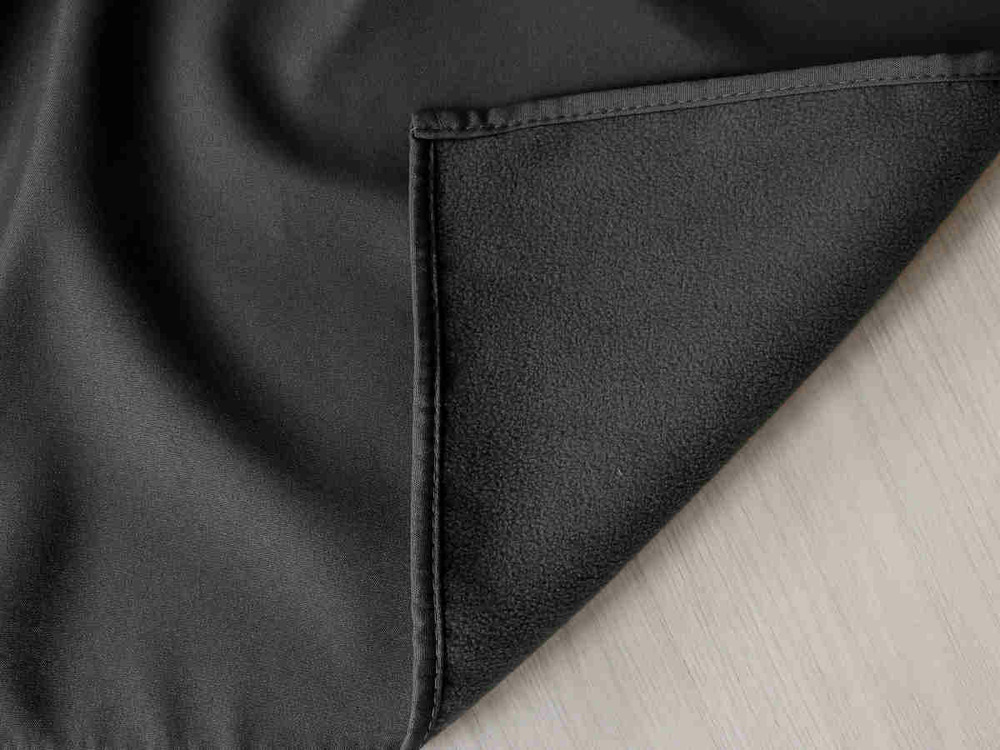 Lot de 2 rideaux thermiques glacier gris foncé 135 x 180 cm