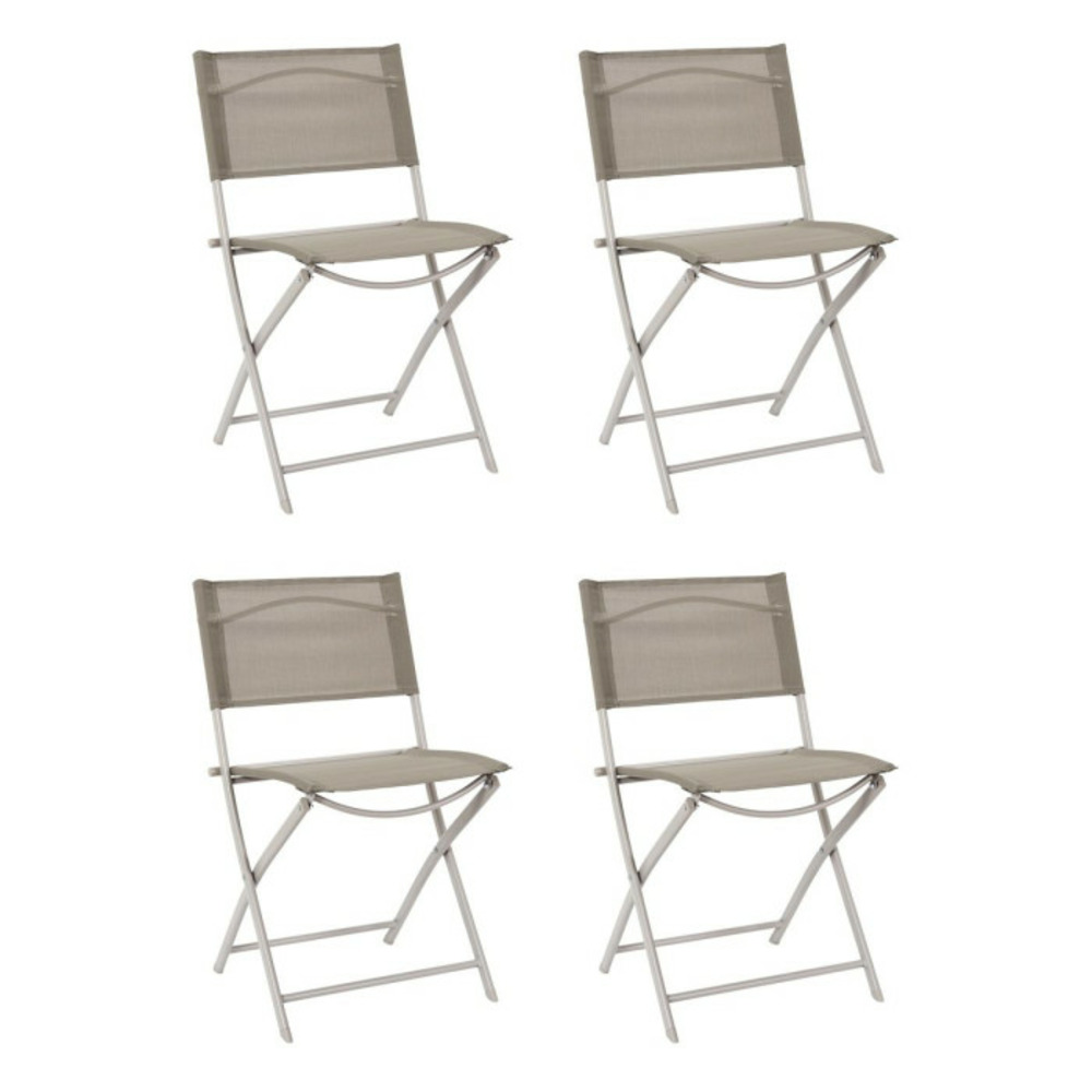 Lot de 4 chaises de jardin 