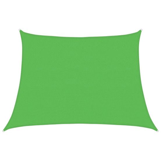 Voile d'ombrage 160 g/m² vert clair 4/5x3 m pehd