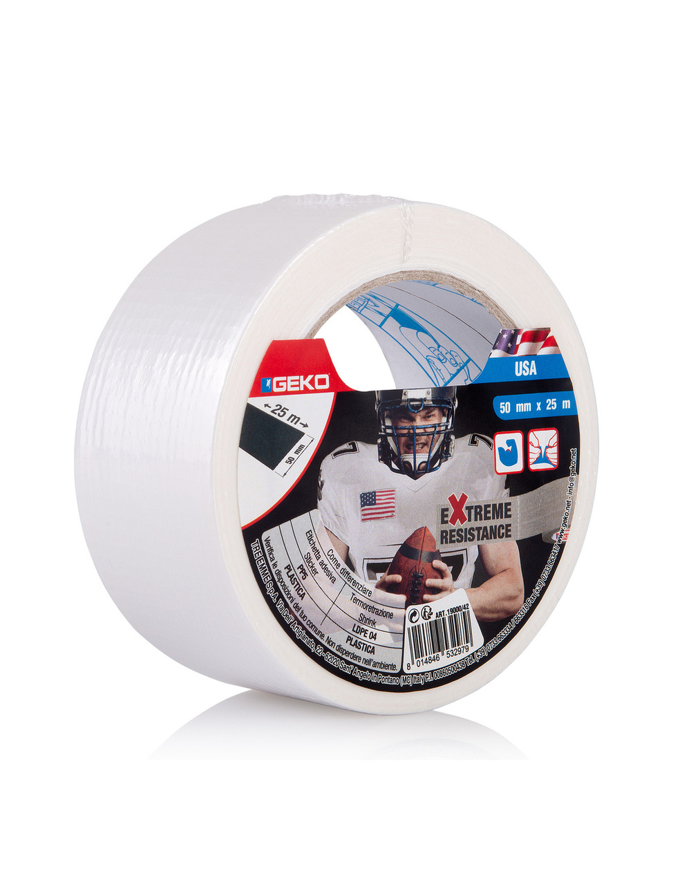 Ruban adhésif toile 50mmx25m - geko