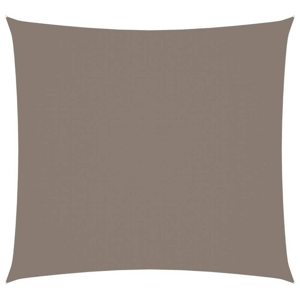 Voile toile d'ombrage parasol tissu oxford carré 4,5 x 4,5 m taupe