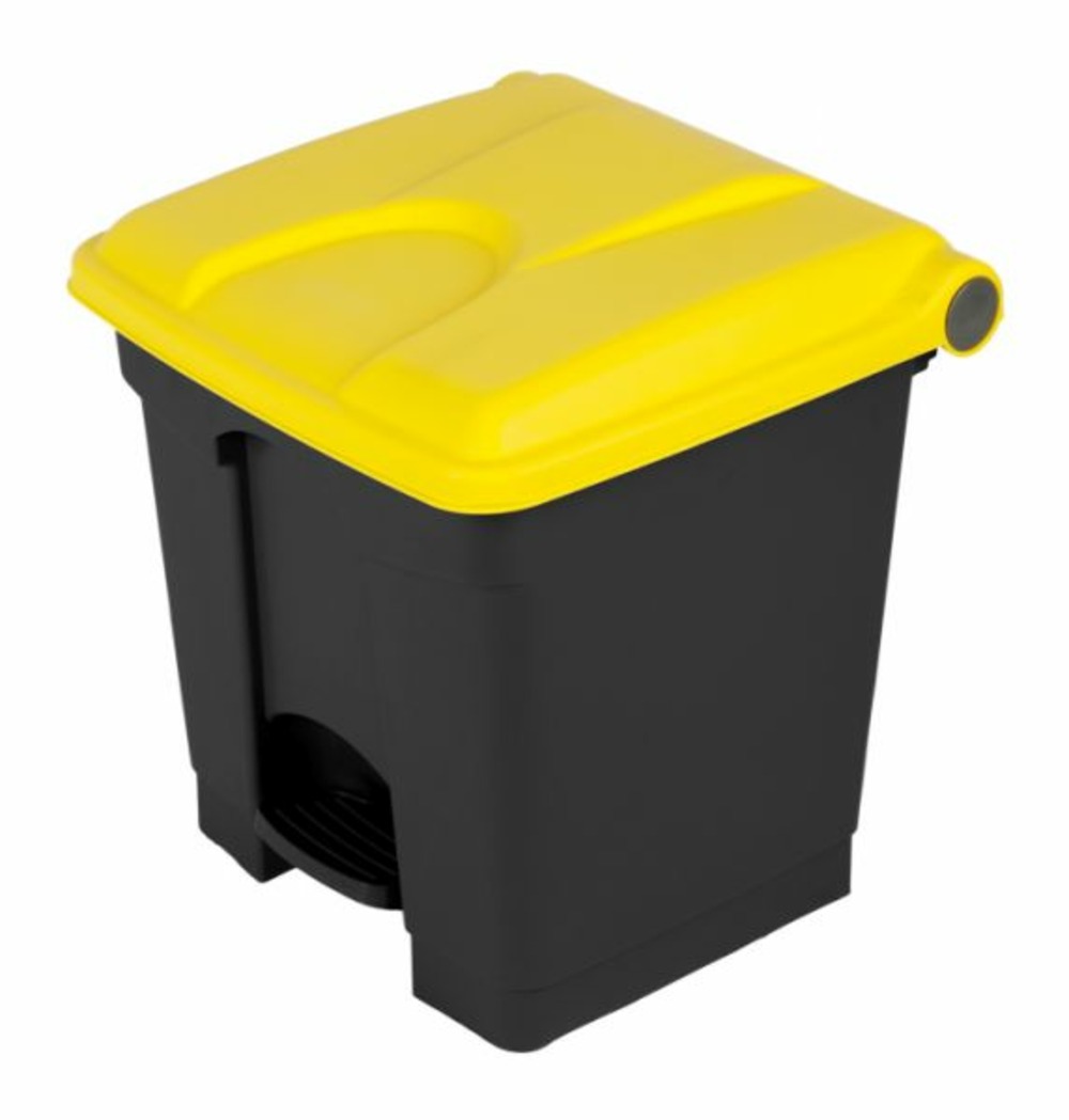 Poubelle de tri à pédale 30 litres 50% recyclé - probbax