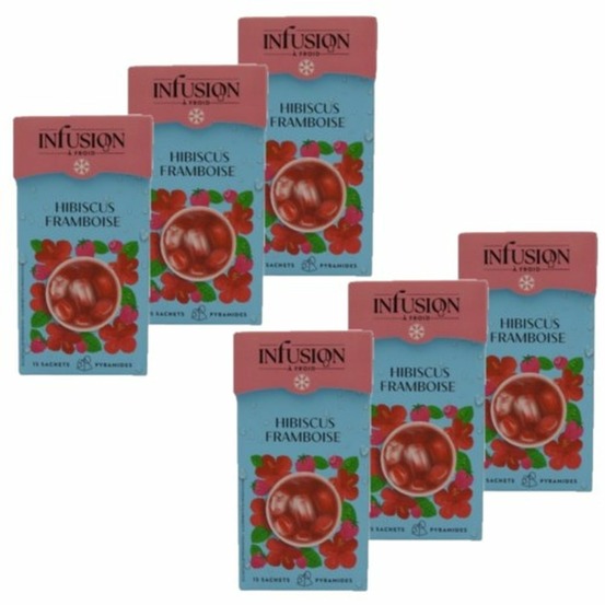 Infusion à froid hibiscus framboise - agidra
