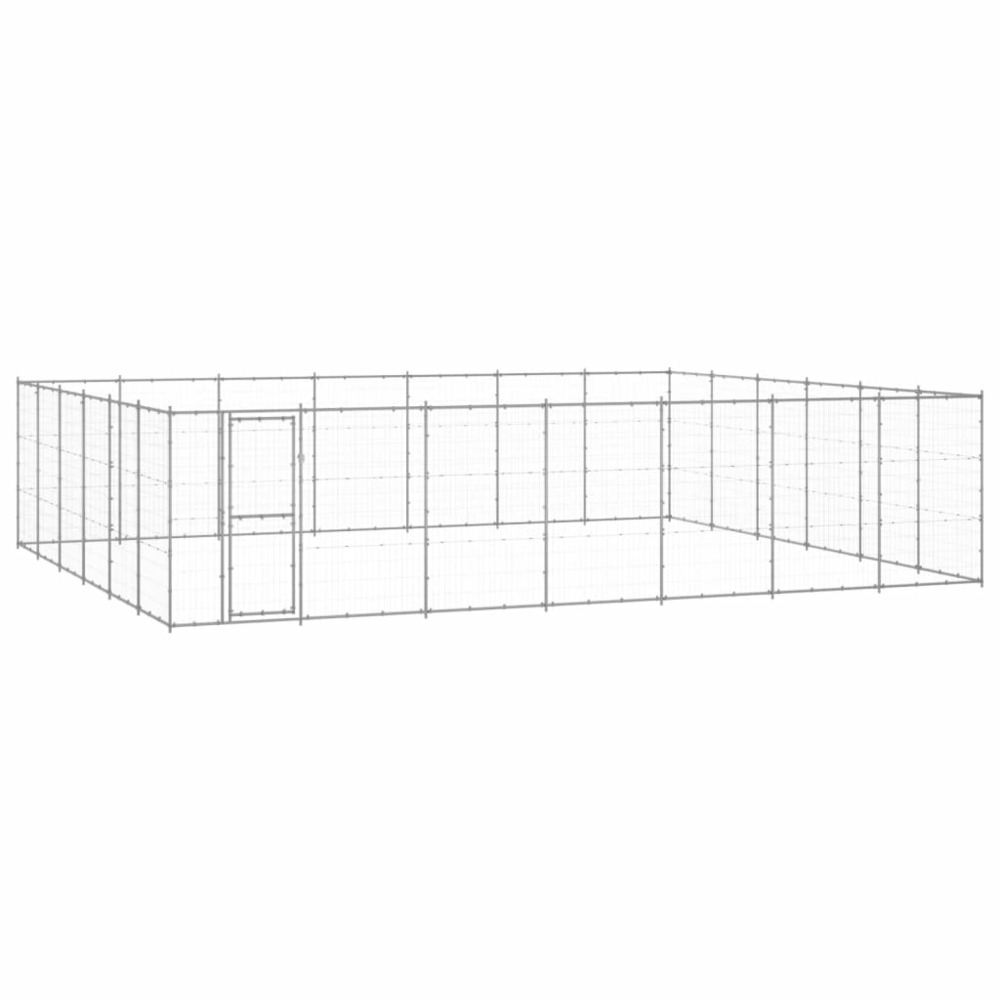 Chenil extérieur acier galvanisé 50,82 m²