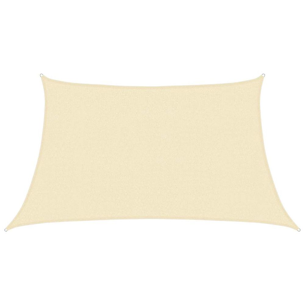 Voile d'ombrage 160 g/m² crème 3/4x2 m pehd