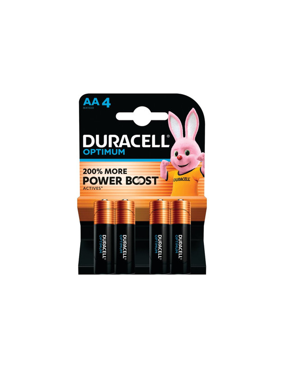 Duracell optimum aa x4