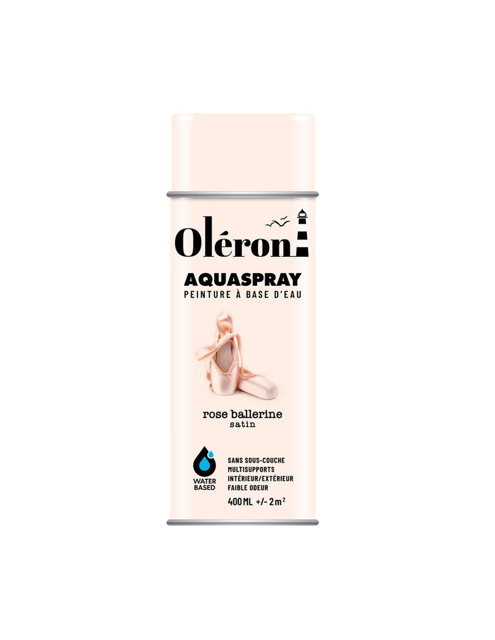Aérosol technima aquaspray oléron rose ballerine satiné 400ml - technima