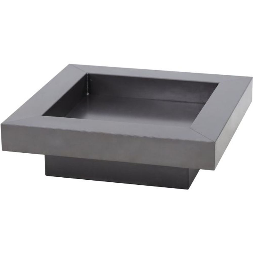 Brasero en acier plateau design 80 cm