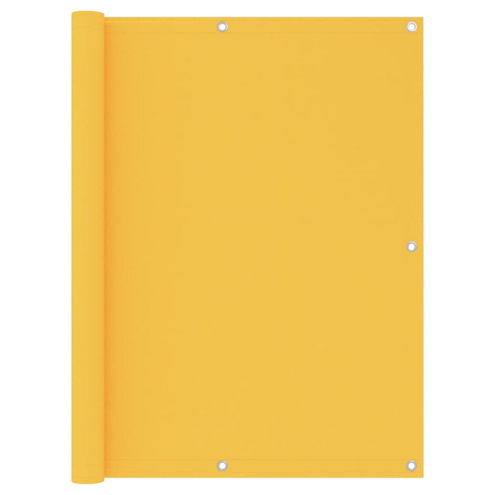 Écran de balcon jaune 120x500 cm tissu oxford