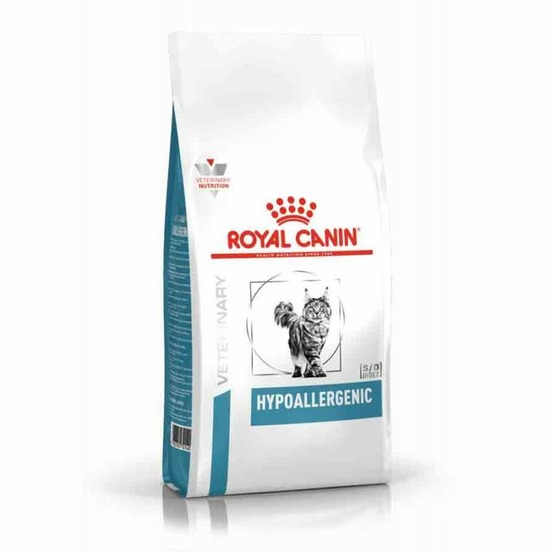 Croquettes chat veterinary cat hypoallergenic - royal canin 4,5 kg