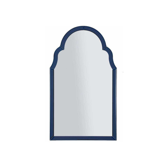 Miroir en mdf bleu tangier 47 x 1 x 80 cm