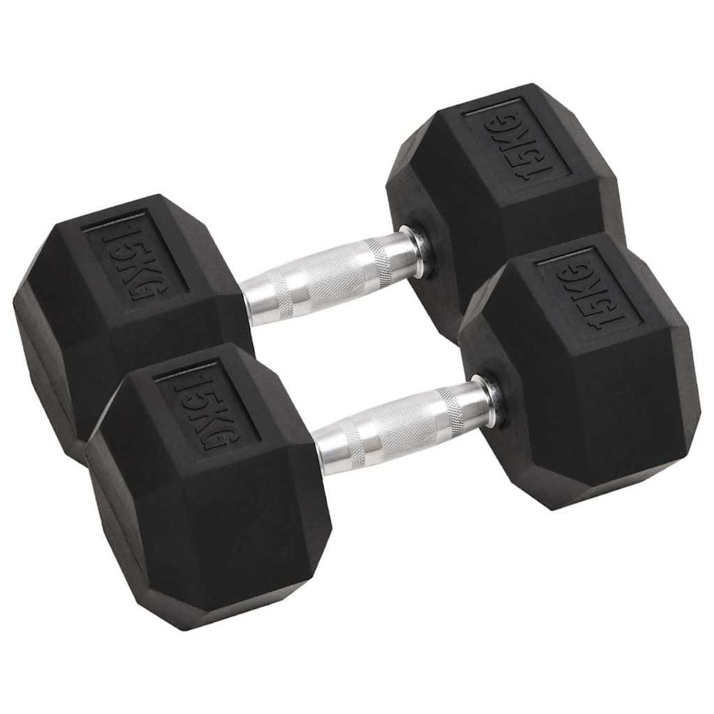 Haltères 2 pcs 15 kg total fonte