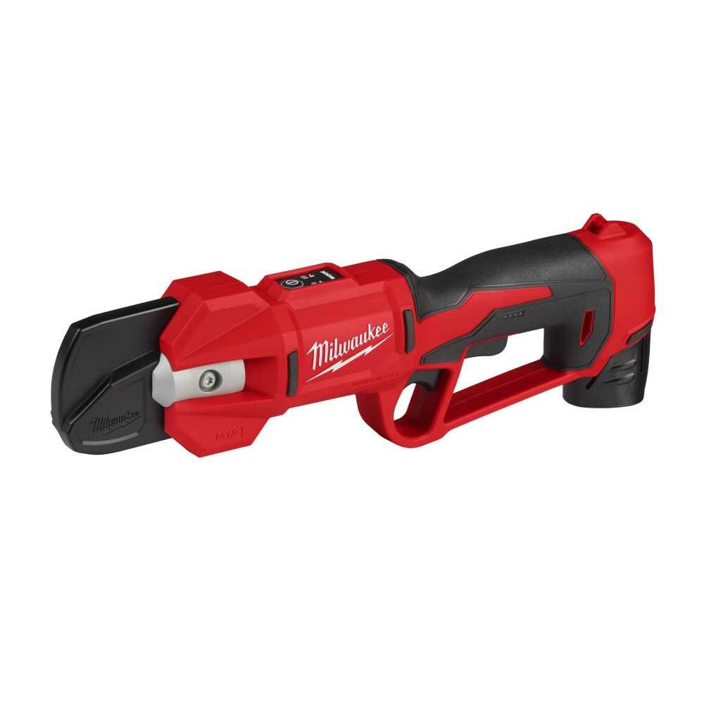 Sécateur 12 v m12 blprs 202 brushless + 2 batteries red lithium 2 ah + chargeur milwaukee tool 4933480115