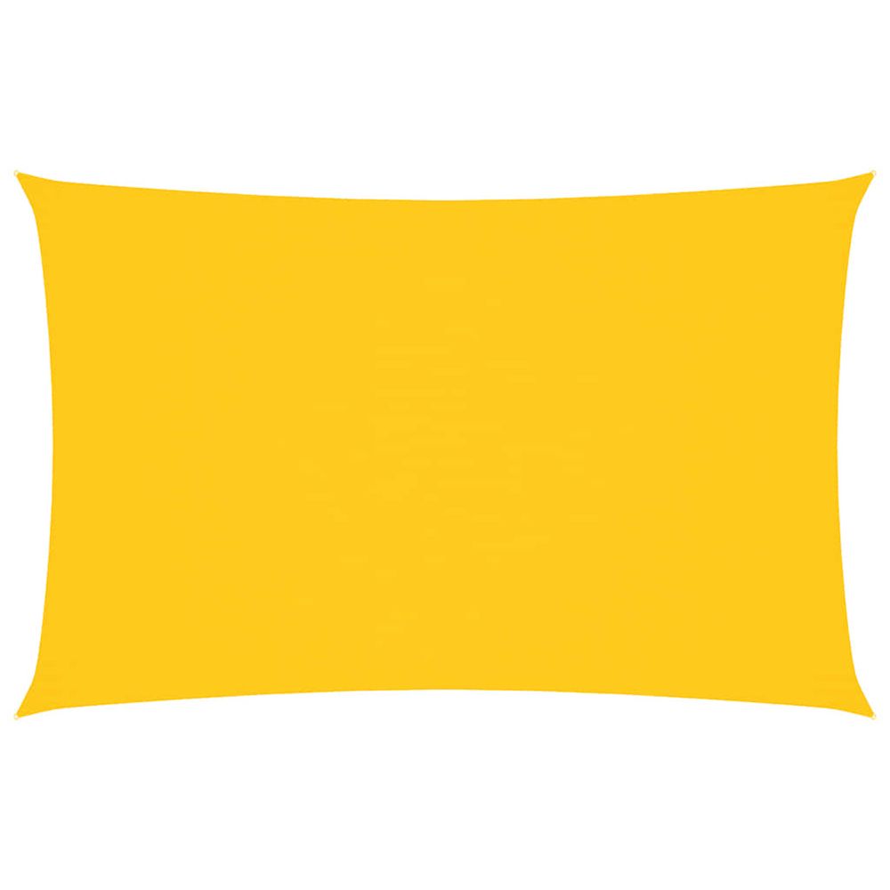 Voile de parasol tissu oxford rectangulaire 2x4,5 m jaune