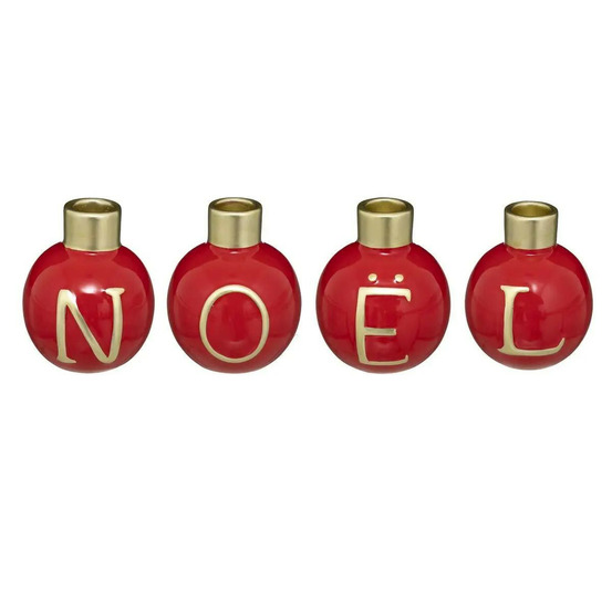 Lot de 4 photophores boules