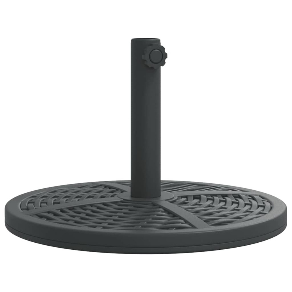 Base de parasol pour mâts ø38 / 48 mm 12 kg rond