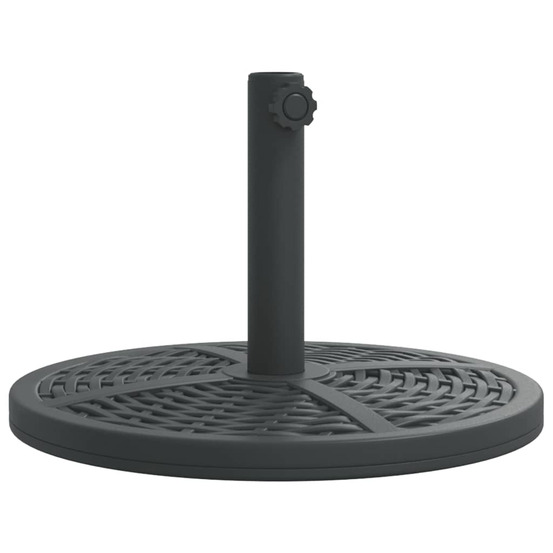 Base de parasol pour mâts ø38 / 48 mm 12 kg rond