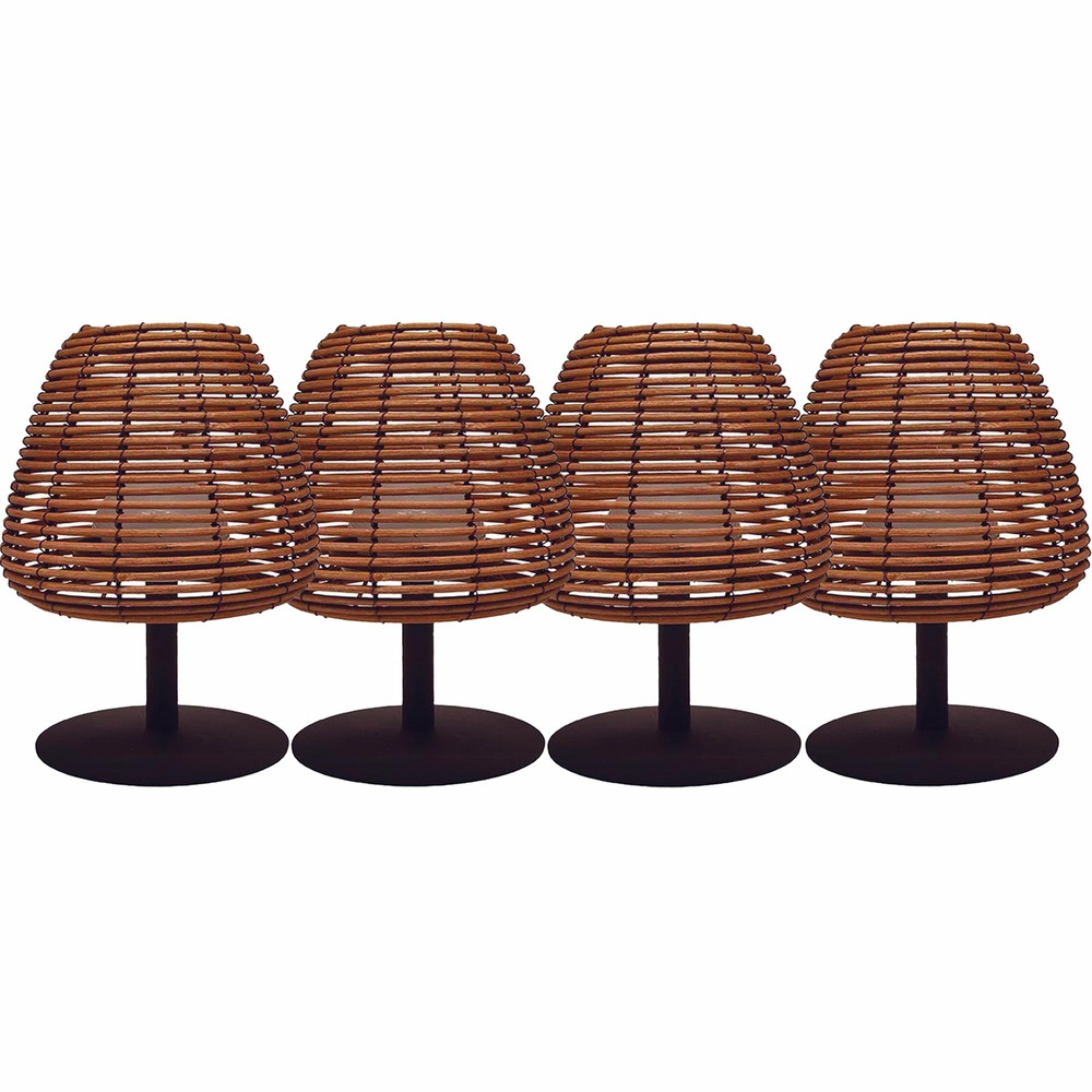 4 lampe de table sans fil standy mini boheme h25cm