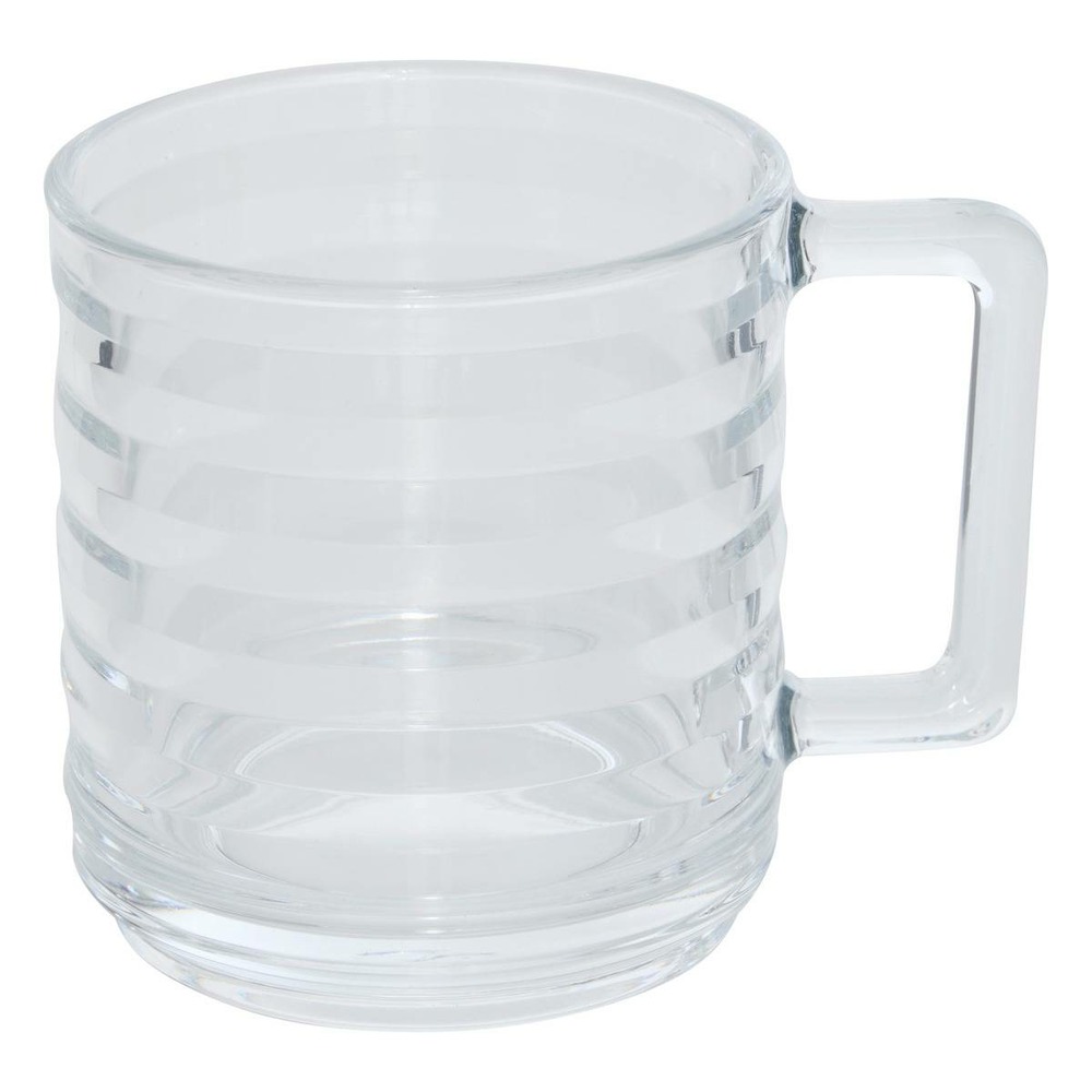 Lot de 6 mug donuts transparent 32cl