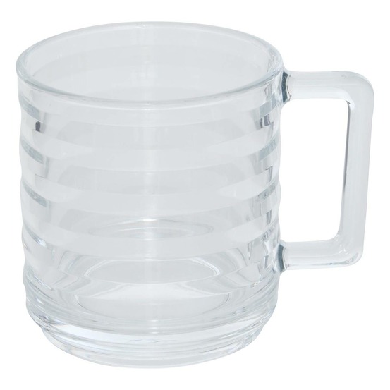 Lot de 6 mug donuts transparent 32cl