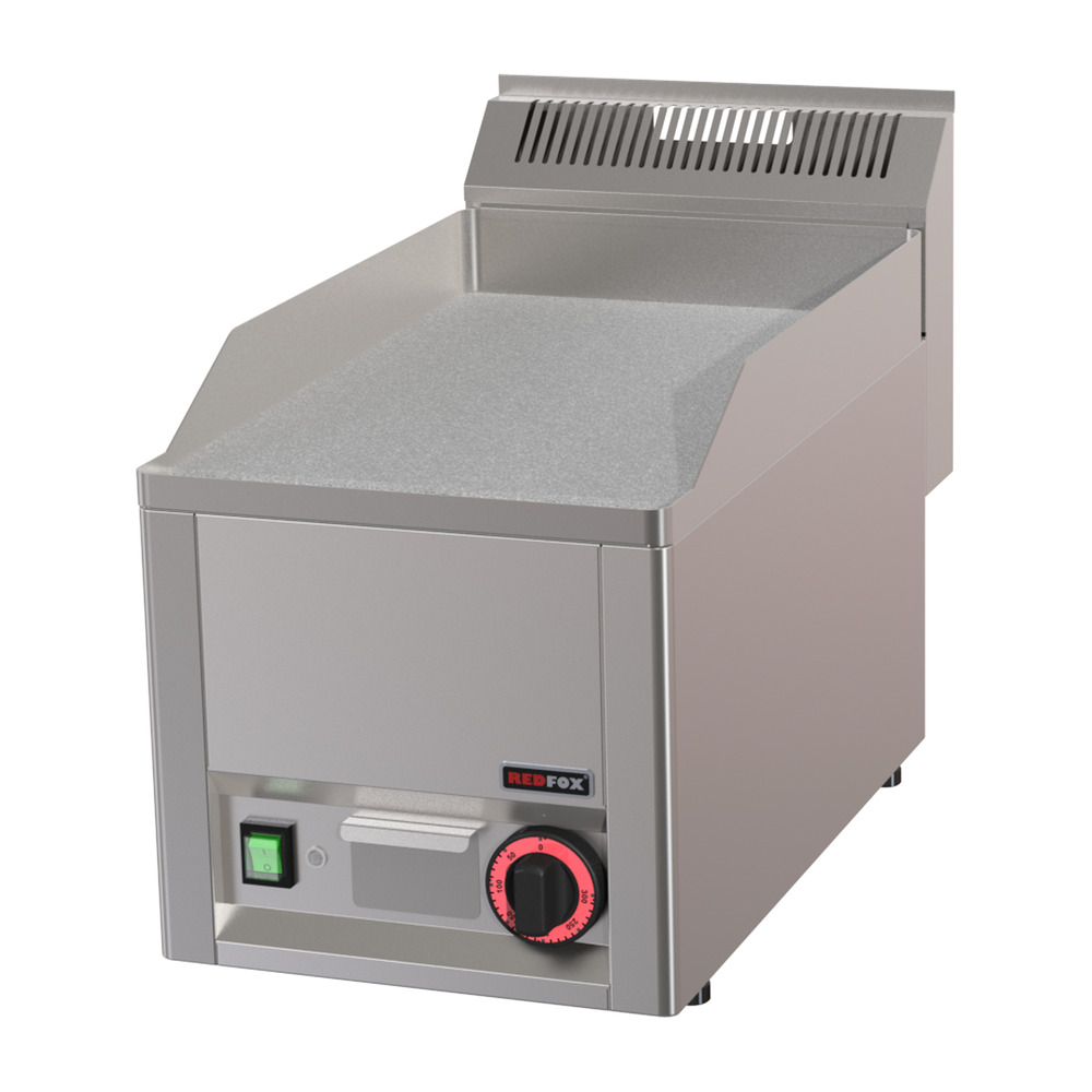 Plaque de cuisson 32x48 électrique chrome durable lisse sans soubassement 230 v fthc 30 el - redfox