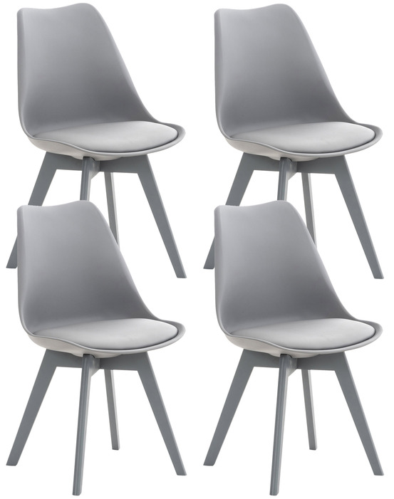 Ensemble de 4 chaises pranzo linares - élégance et confort