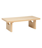 Table basse rectangle en bois 110 x 50 cm
