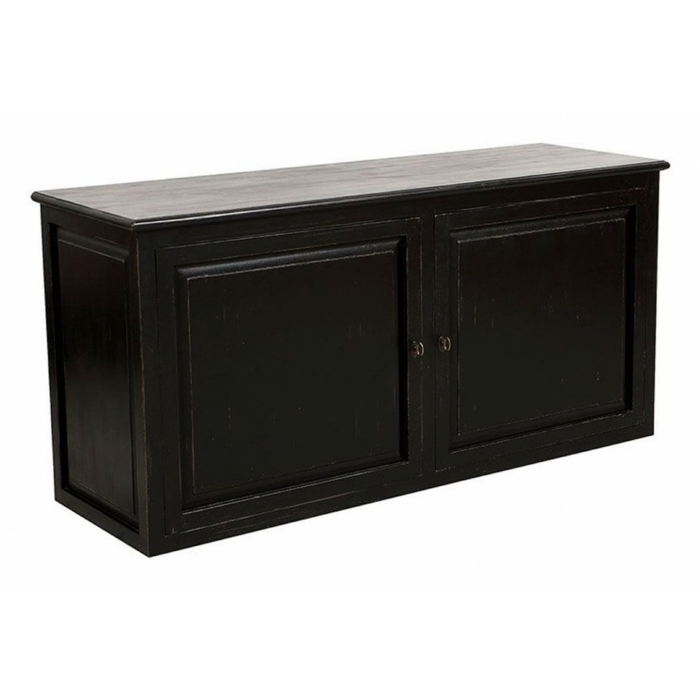 Caisson bois noir - manoir interior's