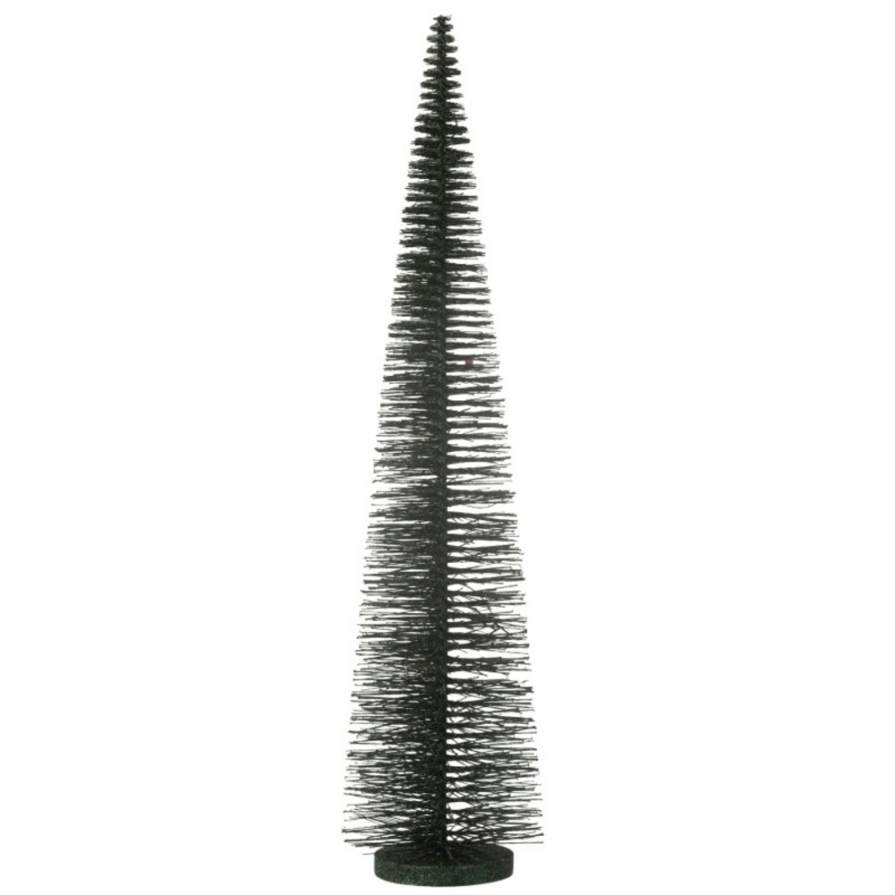 Sapin de noël artificiel en plastique vert 15x15x61 cm h61