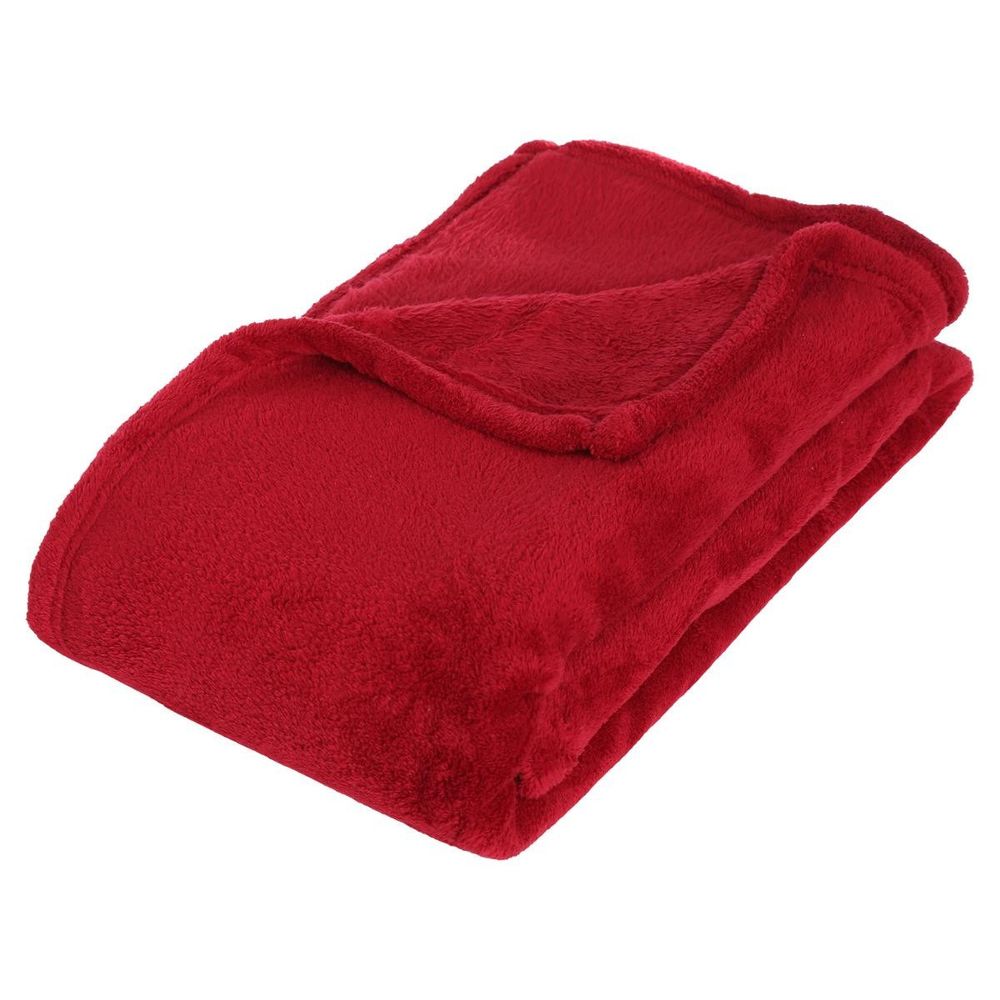 Plaid uni microfibre 
