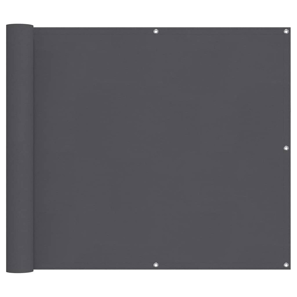 Écran de balcon anthracite 90x300 cm tissu oxford