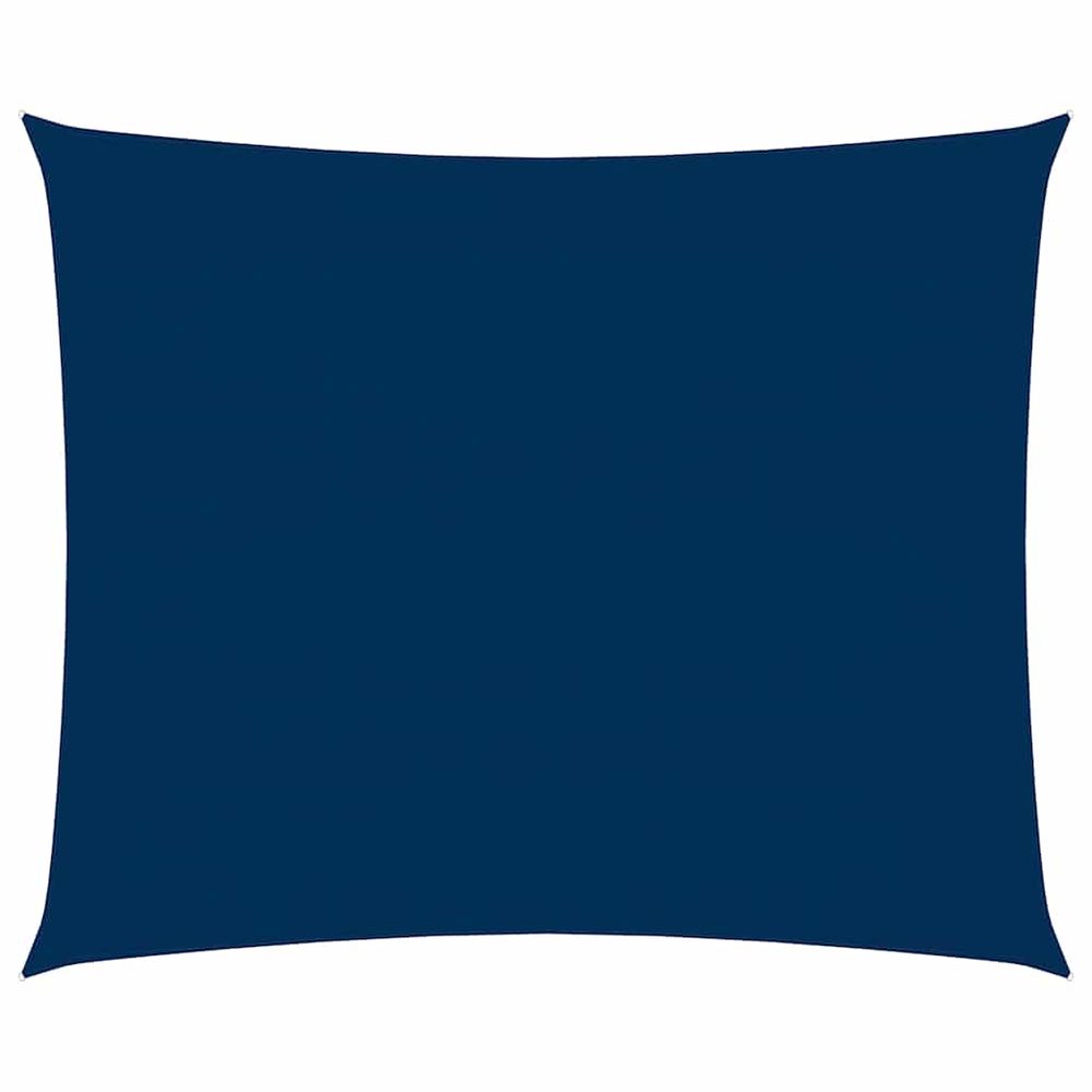 Voile de parasol tissu oxford rectangulaire 3x5 m bleu