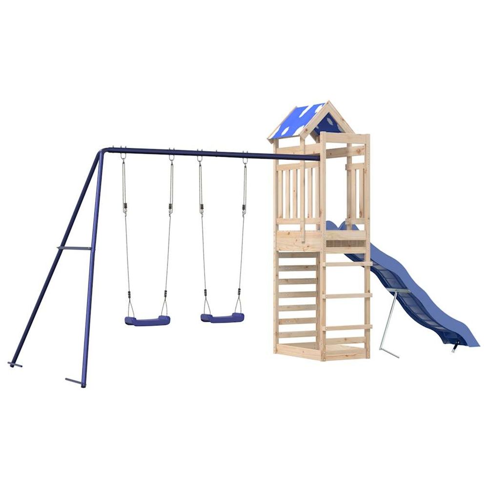 Aire de jeux d'extérieur bois de pin massif