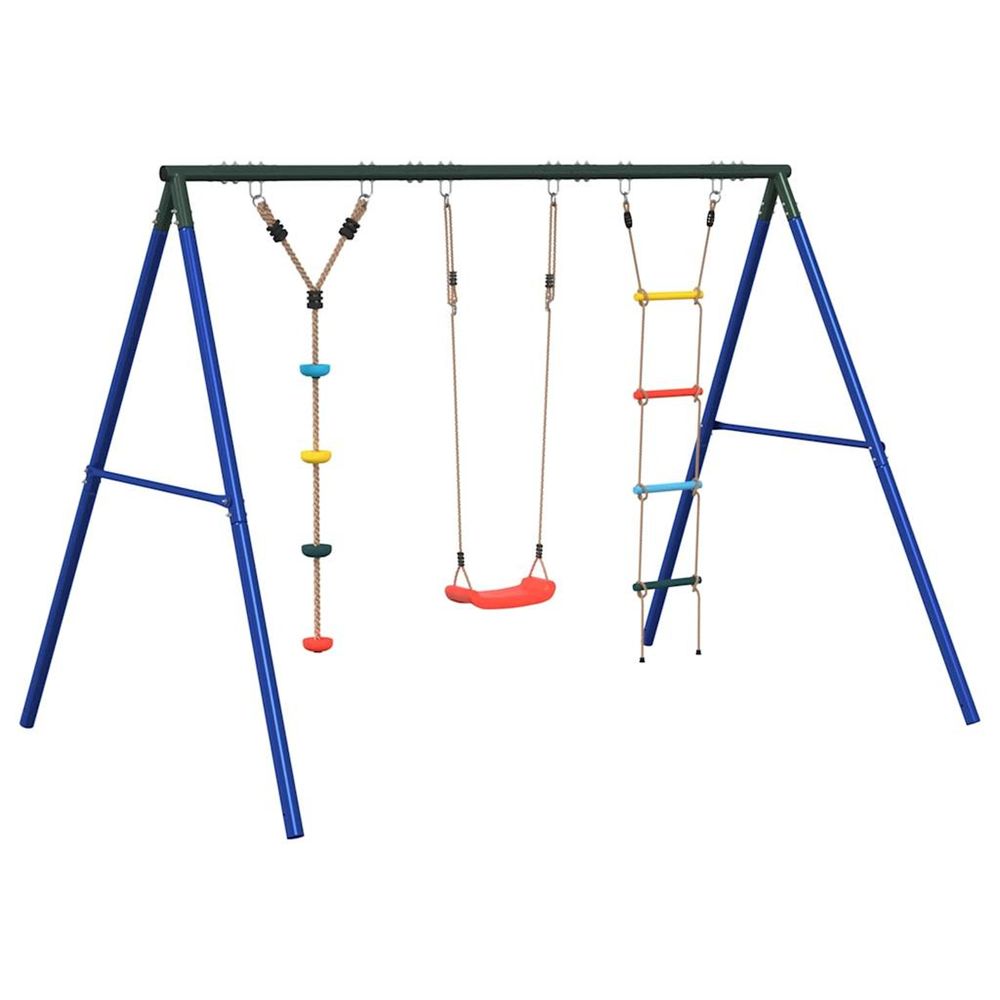 Jeu balançoire d'extérieur balançoire échelle et corde à disque