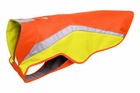 Veste haute visibilité et resistante aux intempéries lumenglow™ avec passage de laisse. Couleur: blaze orange (orange), taille: xs