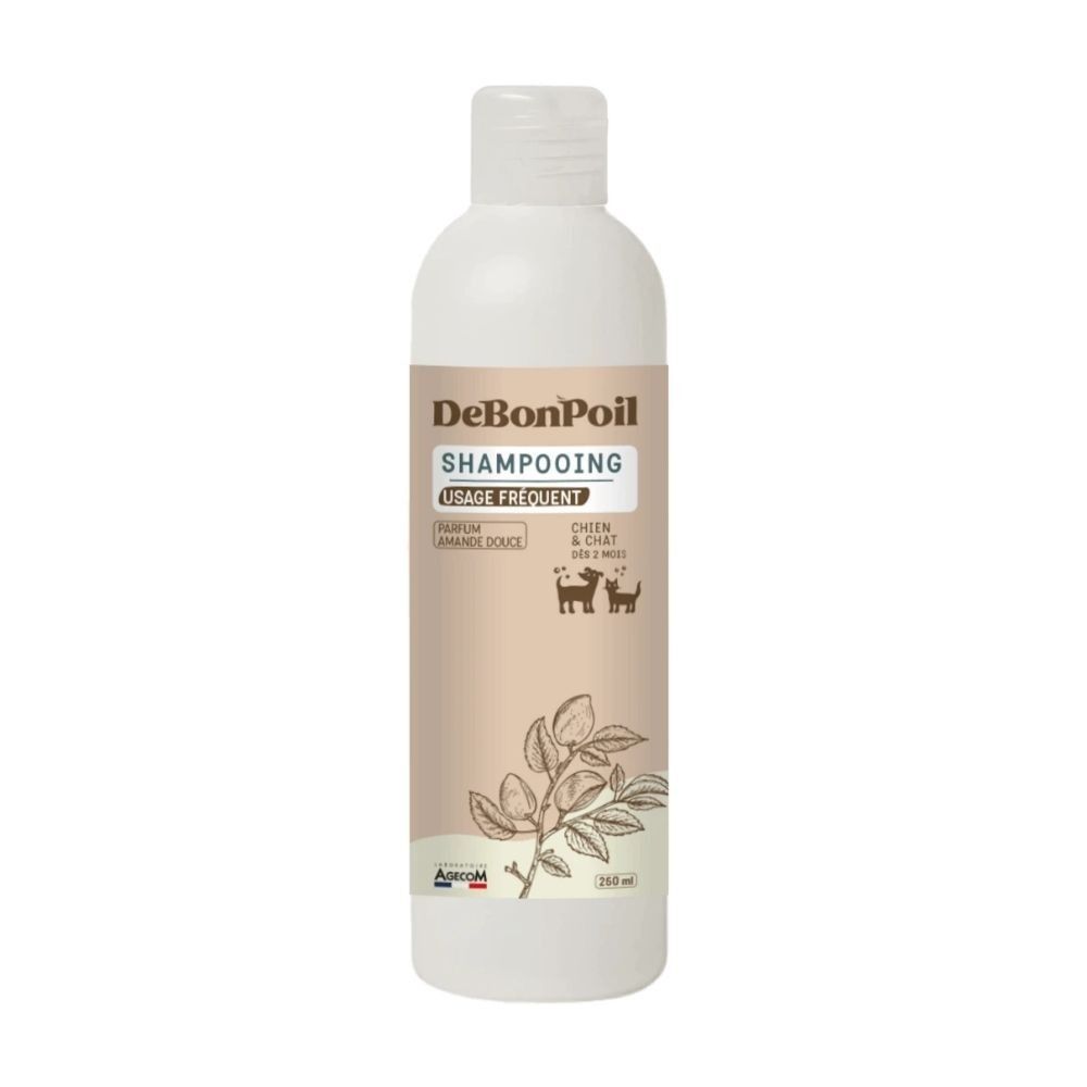 Shampooing usage fréquent chien chat debonpoil formule douce 250 ml