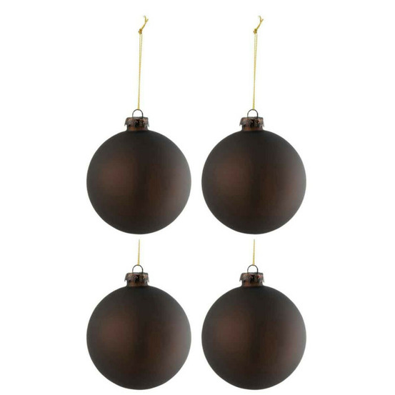 Lot de 4 boules de noël