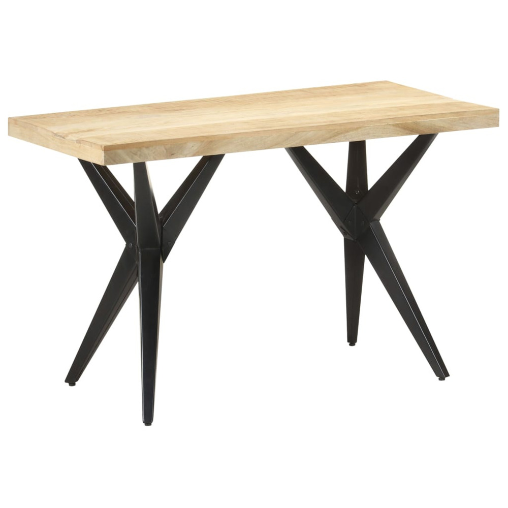Table à manger 120x60x76 cm bois de manguier massif